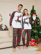 Christmas Checkered Deer Fmalily Matching Pajamas Sets